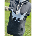 Load image into Gallery viewer, SLEEVELESS HOODIE | WHITE CROWN [FINAL SALE]
