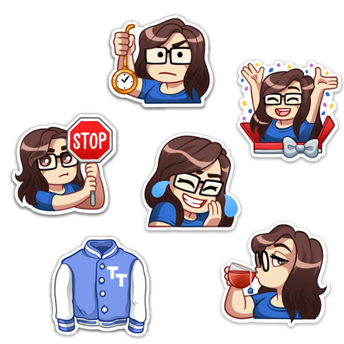 STICKER PACK | TINA EMOTES! #1 [FINAL SALE]