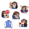 STICKER PACK | TINA EMOTES! #1 [FINAL SALE]