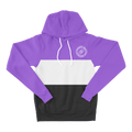 HOODIE | PURPLE TRI-COLOR FRAMERATE EMBLEM