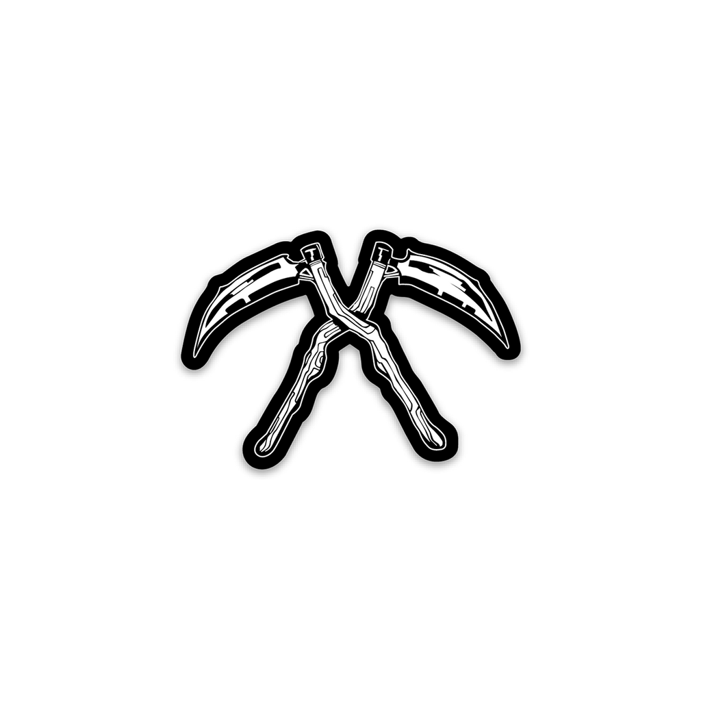 STICKER | BLACK AND WHITE SCYTHES