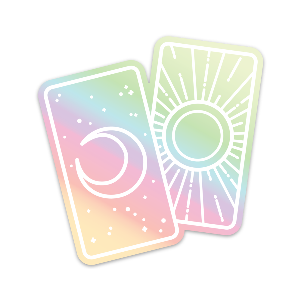 STICKER | HOLOGRAPHIC CARDS LOGO