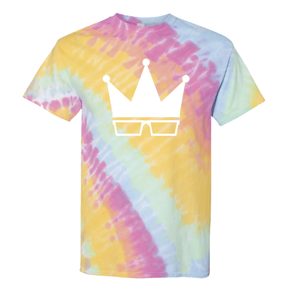 TIE DYE T-SHIRT | WHITE CROWN