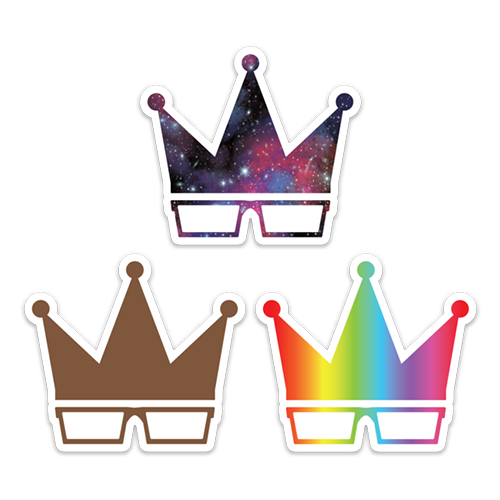 Many Crown Sticker Anniversary Crown Sticker – FrameRate