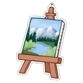 Load image into Gallery viewer, 🐝 CHARM | Art Easel
