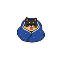 STICKER | BLACK AND TAN SHIBA
