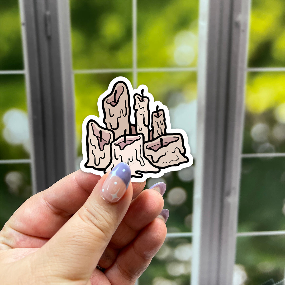 STICKER | MELTED CANDLES
