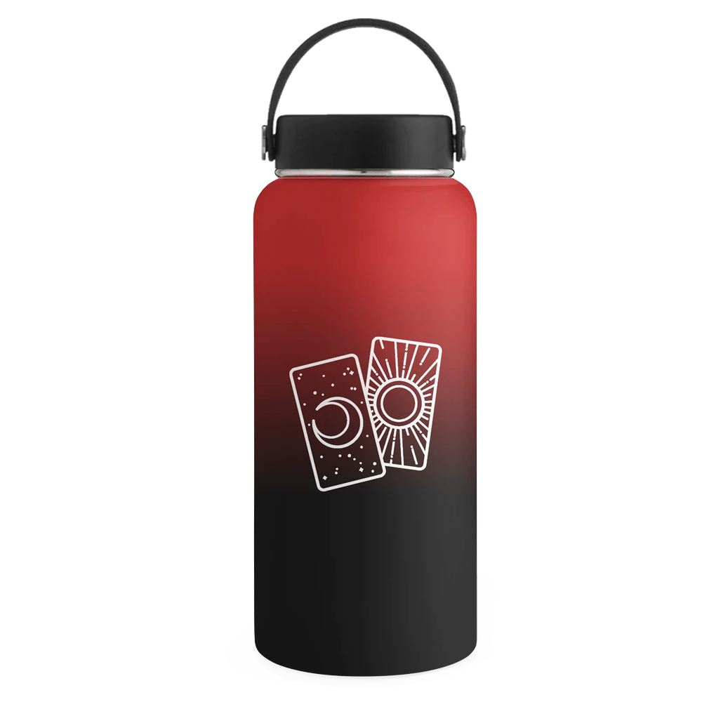 ☽ WATER BOTTLE | CARDS LOGO [32oz]