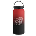 ☽ WATER BOTTLE | CARDS LOGO [32oz]