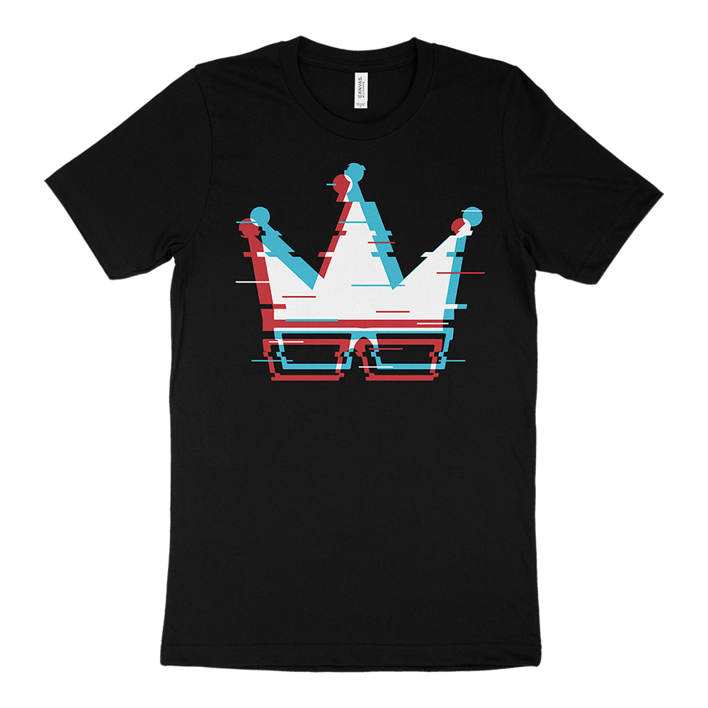 T-SHIRT  | GLITCH CROWN T-SHIRT
