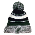 Load image into Gallery viewer, BEANIE | SLOUCHY POM-POM SQUARES LOGO
