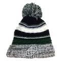 BEANIE | SLOUCHY POM-POM SQUARES LOGO