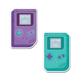 Load image into Gallery viewer, STICKER SET | PLAYER 1 & PLAYER 2 HANDHELDS
