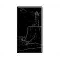 ☽ PIN | COASTAL LIGHTHOUSE