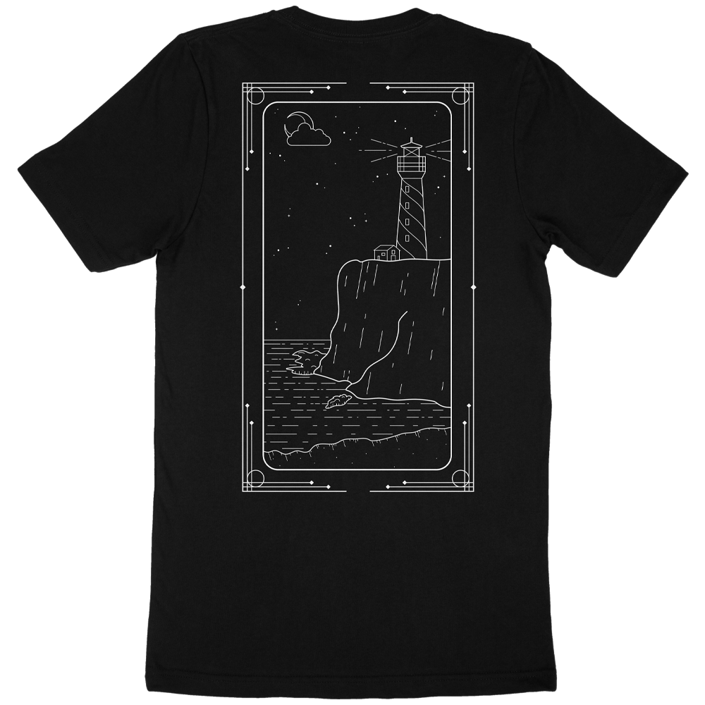 ☽ T-SHIRT | COASTAL LIGHTHOUSE