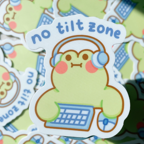 No Tilt Zone, Matcha the Frog Vinyl Sticker