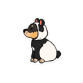 STICKER | BLACK AND TAN SHIBA