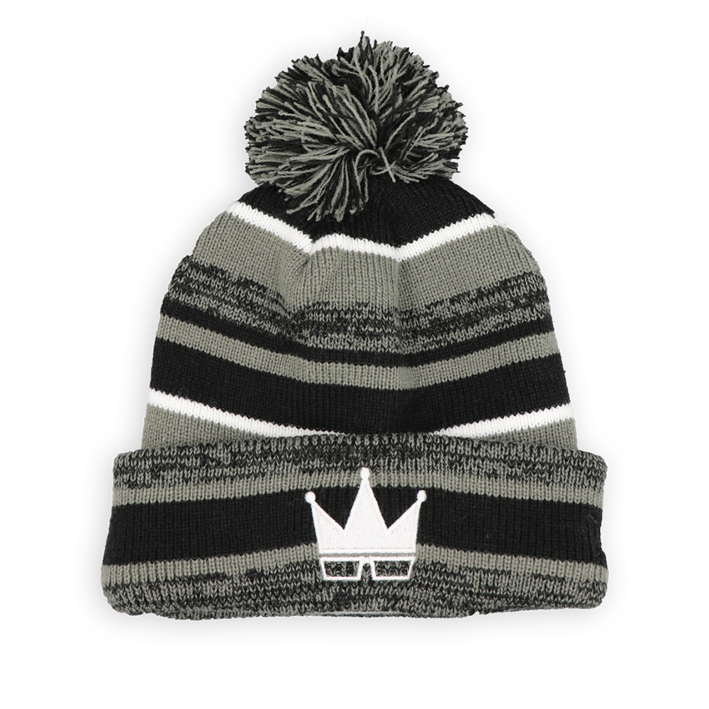BEANIE | POM-POM WHITE CROWN