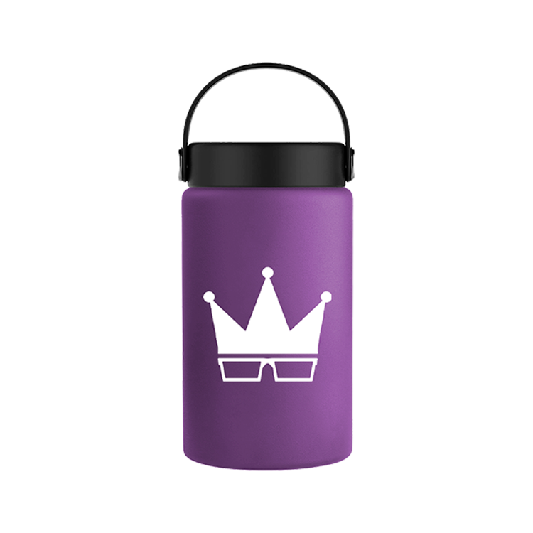 WATER BOTTLE | WHITE CROWN  [12oz] [FINAL SALE]