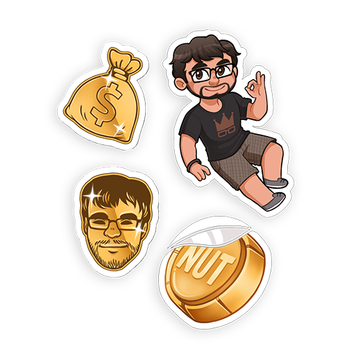 STICKER PACK | RAY GOLDEN EMOTES